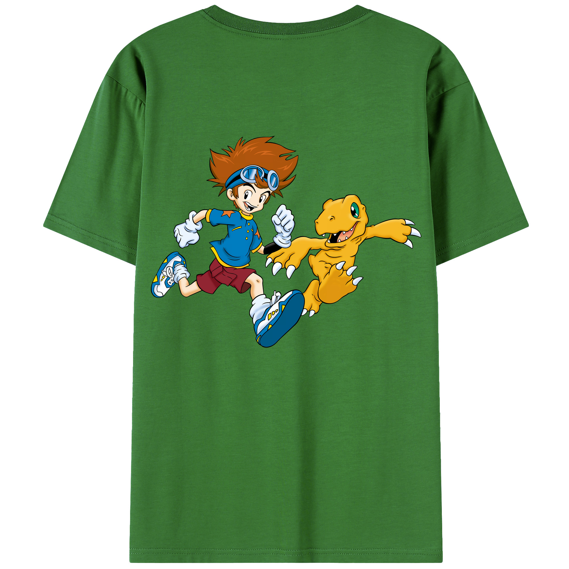 （画像用） Digimon デジタルモンスター/デジモン レディース半袖Tシャツ(バックプリント)